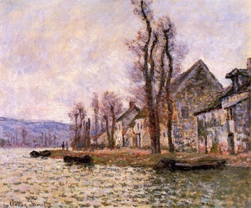 El recodo del Sena en Lavacourt Winter Claude Monet Pinturas al óleo
